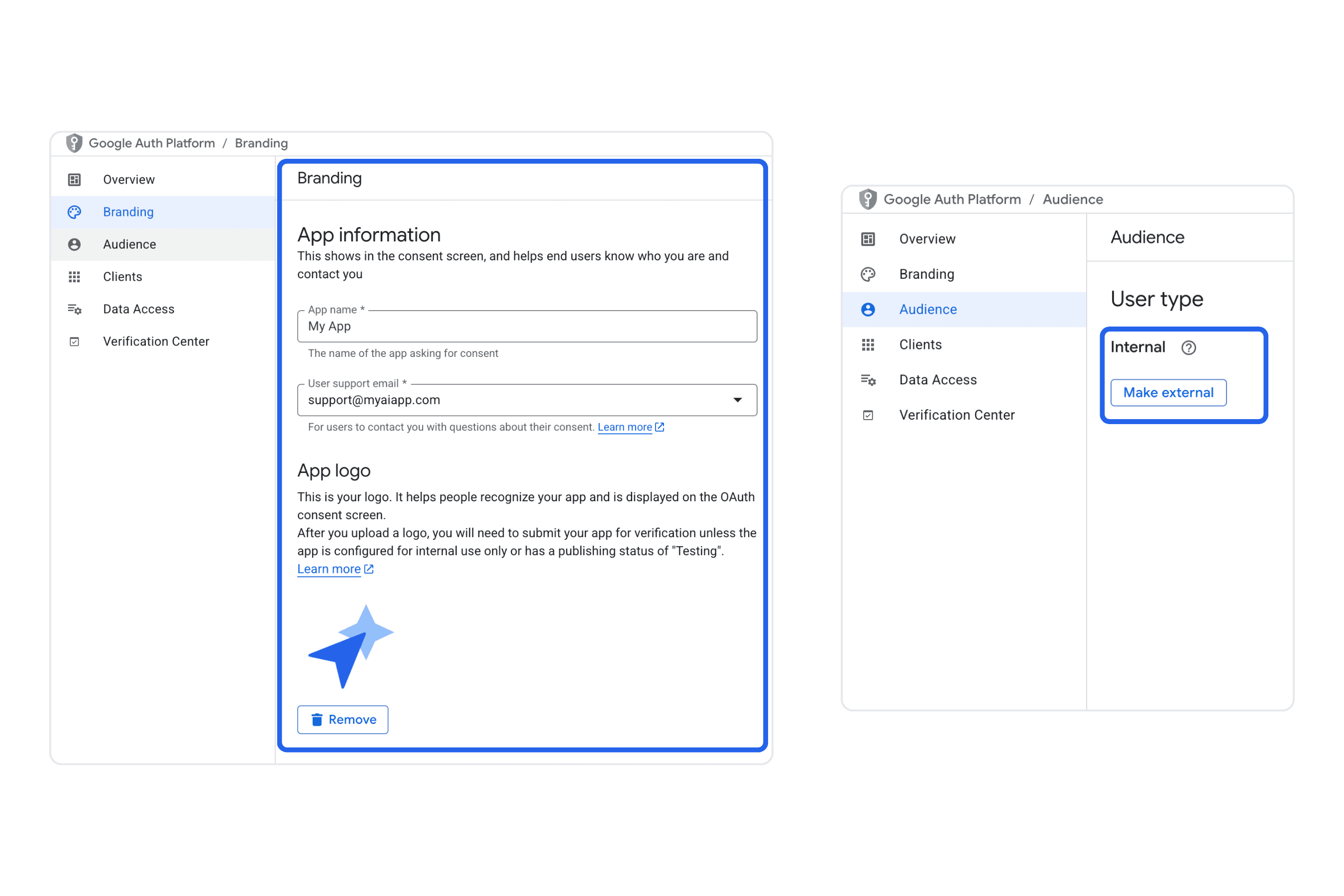 Step 3: Create OAuth consent screen