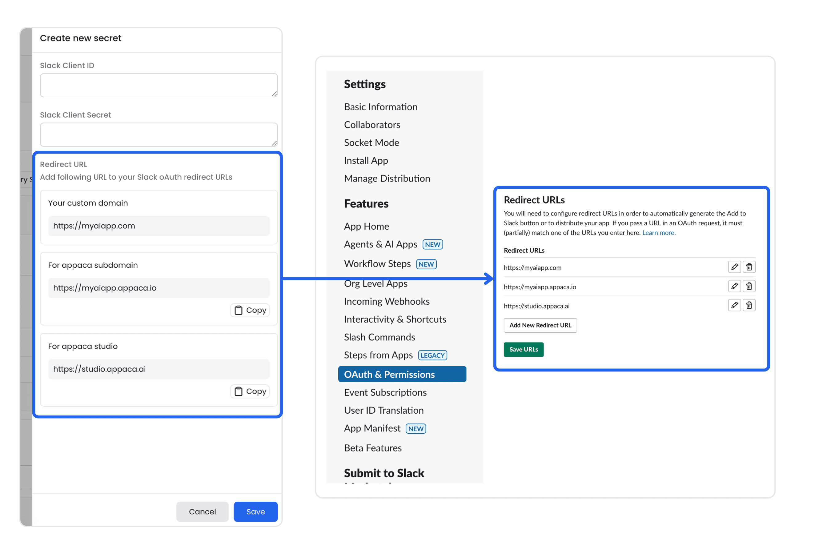 Step 3: Setup OAuth Redirects