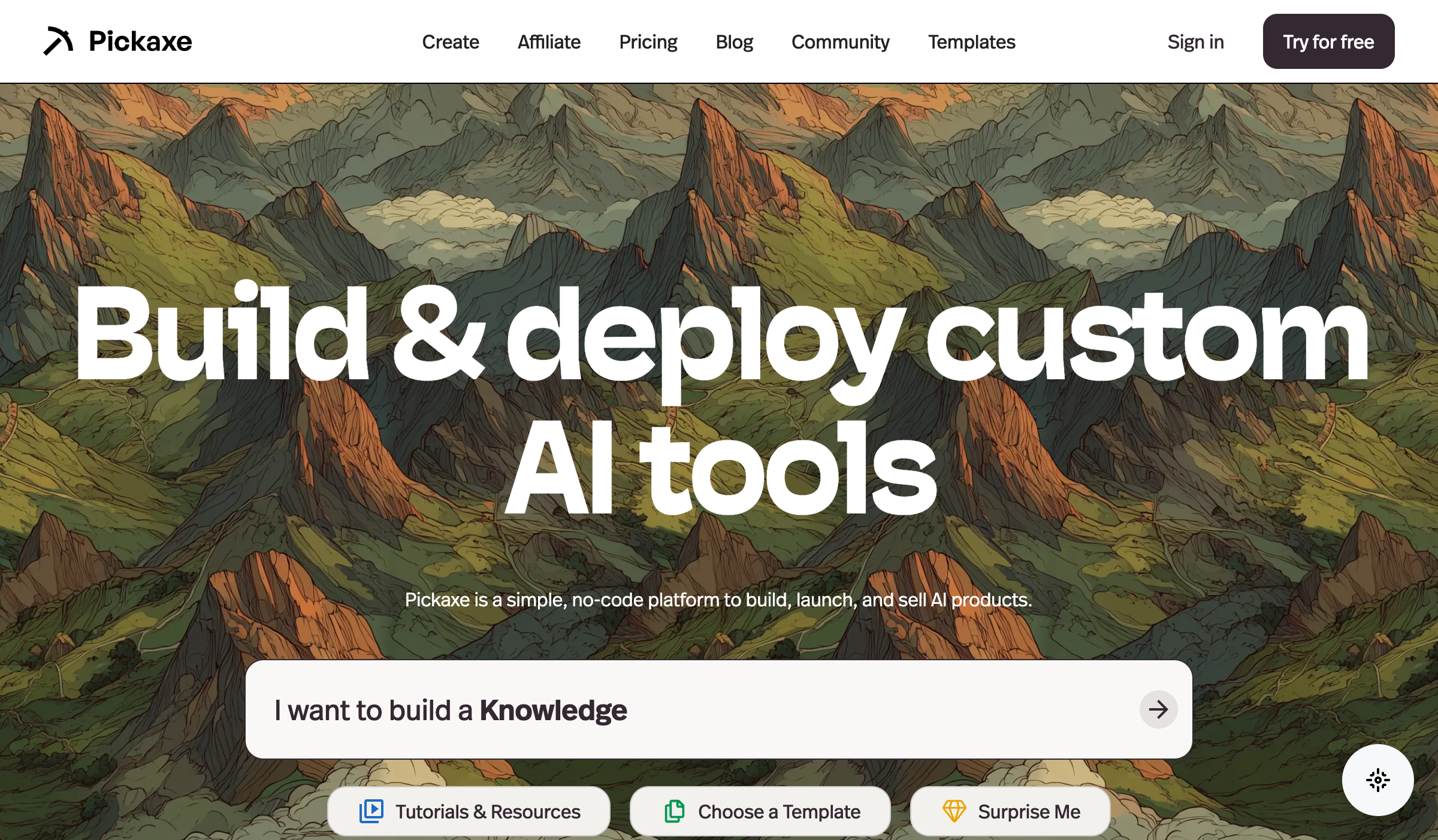 Pickaxe - Build and deploy AI tools