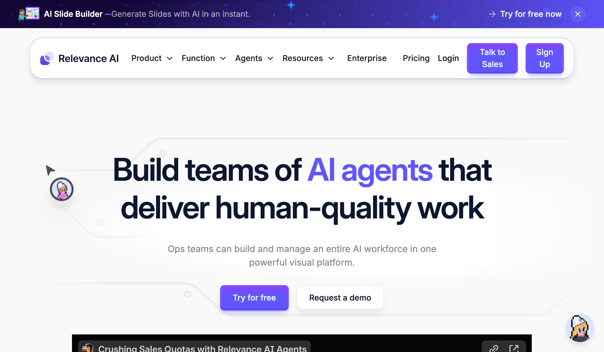 Relevance AI - Multi-agent workflows