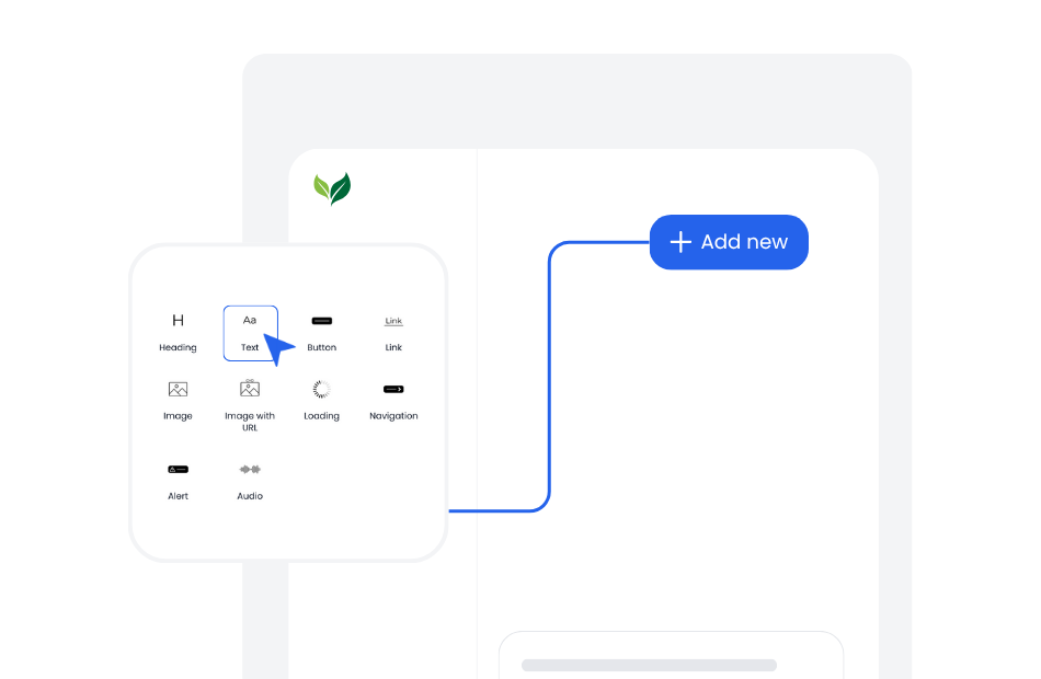 Pre-built UI components library